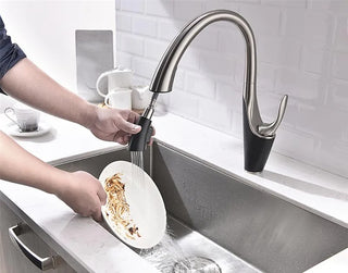 Nicky - Pull Out Kitchen Sink Deck Mounted Tap