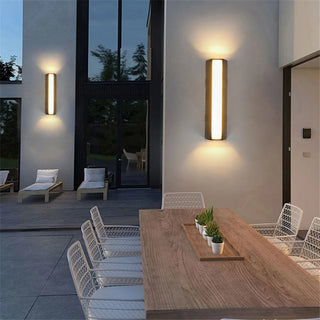 Aerona - Modern Long Outdoor Entrance Wall Light