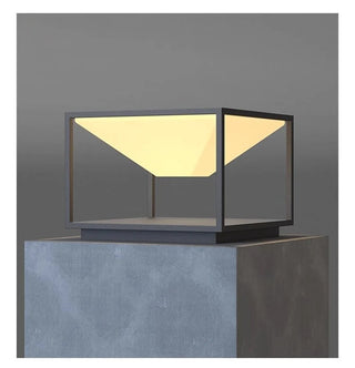 Meg - Solar Waterproof Square Light Dripping LED Outdoor Post Lights