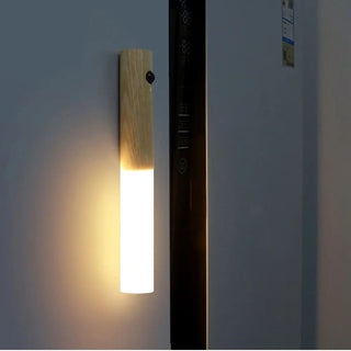 Denise - Detachable Sensor On/Off Reachable Wood Wall Light