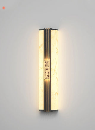 Jaspar - Marble Style Outdoor LED Wall Light Bar