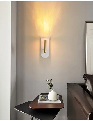 Nicodemus - Modern Flame Gold Reading Wall Light