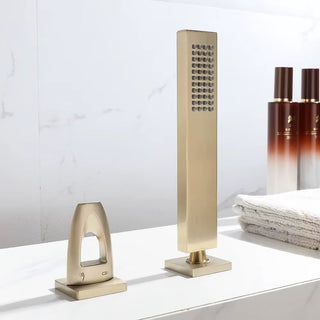 Narine - Modern 5 Piece Bathtub Tap Set with Pull Out Shower Spray