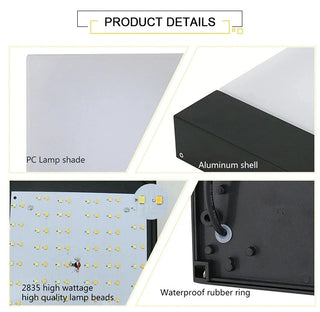 Browin - Modern Outdoor Square LED Light Box Wall Light