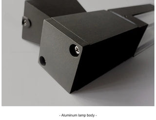 Noah - Modern Black LED Motion Sensor Outdoor Wall Light