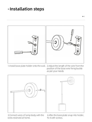 Trena - Acrylic Hanging Round Gold Modern Wall Light