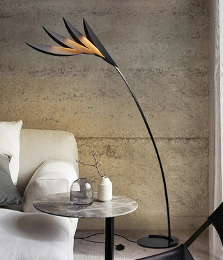 Flamingo - Designer Leaf Shaped Minimalist Floor Lamp