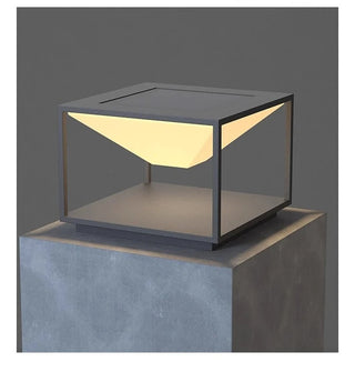 Meg - Solar Waterproof Square Light Dripping LED Outdoor Post Lights