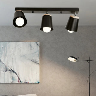 Addo - Modern White Minimalist Adjustable Semi Flush Ceiling Light