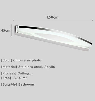 Roux - Modern Bathroom Light With Acrylic Diffuser