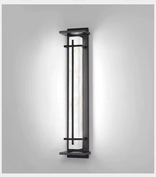 Eurig - Black Caged Outdoor Bar Wall Light IP65 Waterproof