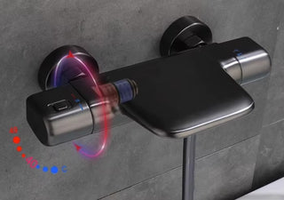 Petros - Thermostatic Bathroom Shower Faucet Mixer Tap With Hand Shower