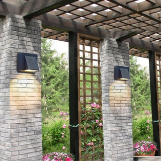 Banks - Dual Head Up/Down Black LED Outdoor Wall Light