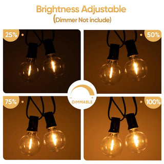 Stasia - Shatterproof G40 Lights Waterproof Garland Outdoor Decor