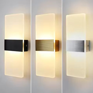 Selina - Solar Outdoor Modern Milk Shade Wall Light Up/Down