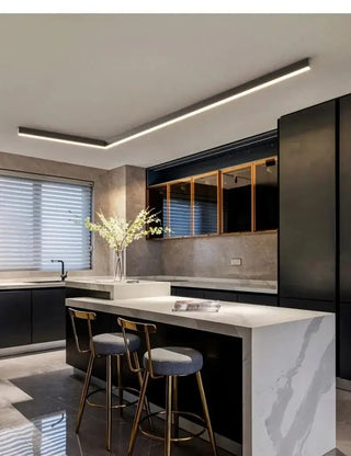 Hisor - Modern Black Thin Indoor Wall/Ceiling Thin Light