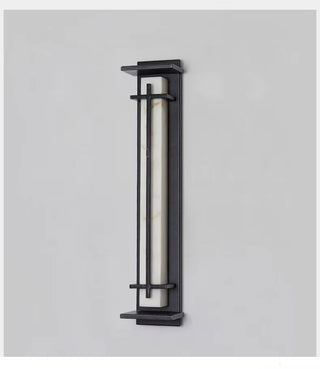Eurig - Black Caged Outdoor Bar Wall Light IP65 Waterproof