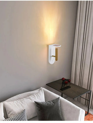 Nicodemus - Modern Flame Gold Reading Wall Light