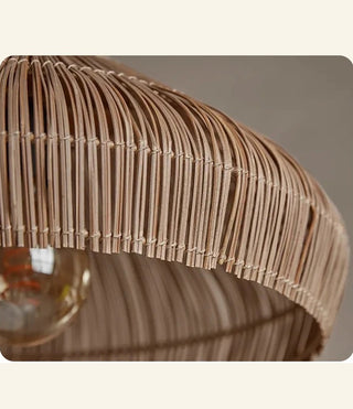 Cayden - Handmade Farmhouse Rattan Pendant Light