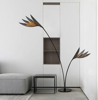Flamingo - Designer Leaf Shaped Minimalist Floor Lamp
