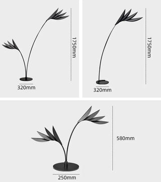 Flamingo - Designer Leaf Shaped Minimalist Floor Lamp