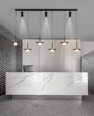 Borama - Modern Industrial Multi Head Black Hanging Pendant Ceiling Light