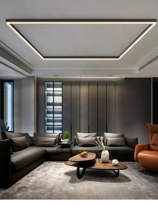 Hisor - Modern Black Thin Indoor Wall/Ceiling Thin Light