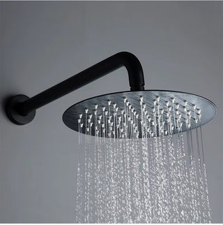 Nicoletta - Modern Brass 8" Rainfall Head Wall Mounted Shower Set