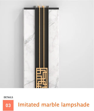 Jaspar - Marble Style Outdoor LED Wall Light Bar