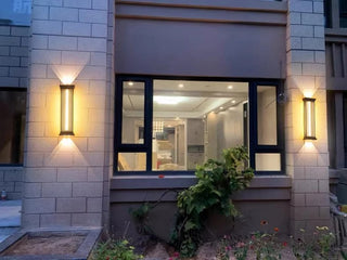 Julian - Stainless Steel Rectangular Acrylic Outdoor Wall Light