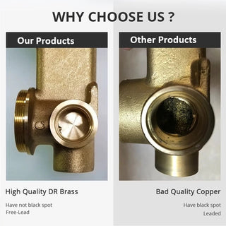 Eustace - Wall Mount Brass Bathroom Shower Set with Rainfall Shower Head