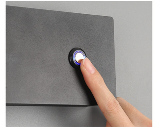 Dotty - Adjustable Modern Silver Reading Wall Light