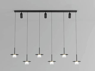 Borama - Modern Industrial Multi Head Black Hanging Pendant Ceiling Light