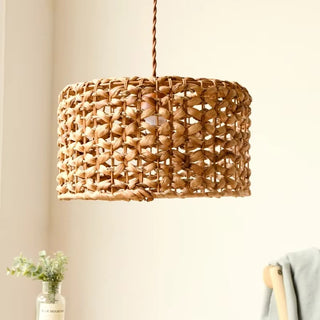 Bray - Round Handmade Rattan Wicker Hanging Ceiling Light