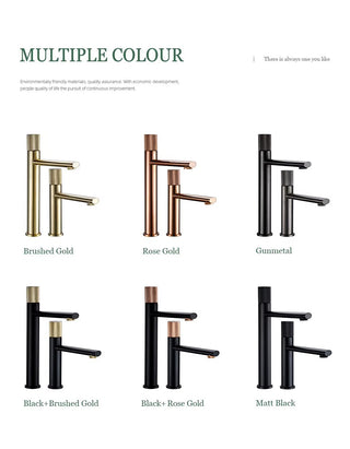 Cheryle - Modern Brass Mounted Sink Tap