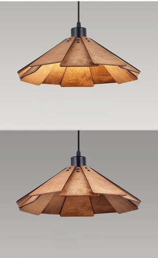 Cornell - Creative Pastoral Wooden Ceiling  Pendant