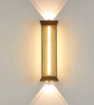 Julian - Stainless Steel Rectangular Acrylic Outdoor Wall Light