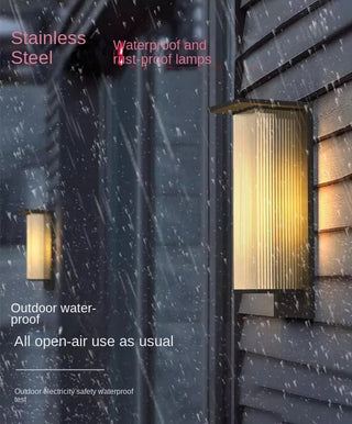 Rhosyn - Modern Simple Outdoor Waterproof Solar Wall Lights