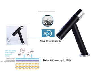 Nicol - Modern Basin Hot/Cold Slanted Basin Mixer Tap