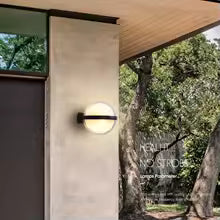 Leoline - Modern 10W Round/Rectangular LED Outdoor Wall Light