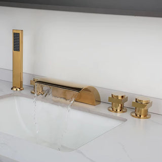 Nore - Modern Waterfall Bathtub Tap/Shower Set