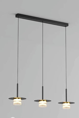 Borama - Modern Industrial Multi Head Black Hanging Pendant Ceiling Light