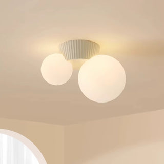 Puerto - Retro Modern Double Head Round Ball Ceiling Light
