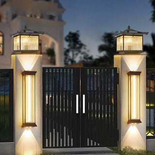 Julian - Stainless Steel Rectangular Acrylic Outdoor Wall Light