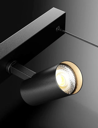 Borama - Modern Industrial Multi Head Black Hanging Pendant Ceiling Light