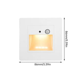Roselyn - Recessed Modern Motion Detector Stair Wall Light