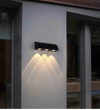 Romnea - Down Shinning Outdoor Wall Light 8W Waterproof