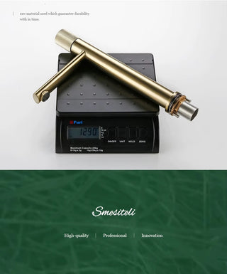 Cheryle - Modern Brass Mounted Sink Tap