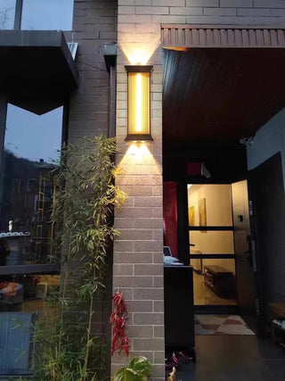 Julian - Stainless Steel Rectangular Acrylic Outdoor Wall Light