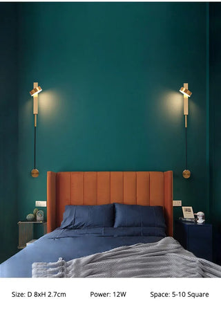 Evangelista - Modern Long Bar Adjustable Head LED Wall Light